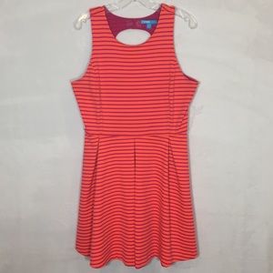 Orange and Purple Nanette Lepore L’Amour Dress